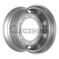 Диск 11.75x22.5/10x335 ET0 D281 Silver (117767) (11.5 мм) 5 000 кг