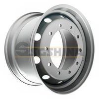Диск 11.75x22.5/10x335 ET120 D281 M22 Silver (RZB36607OE) alive (13.5 мм) п/прицепы, передняя ось грузовика 5 500 кг