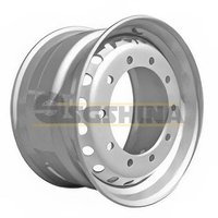 Диск 11.75x22.5/10x335 ET135 D281 Silver (8221106) (15.5 мм) Китай, руль 5 000 кг усил.