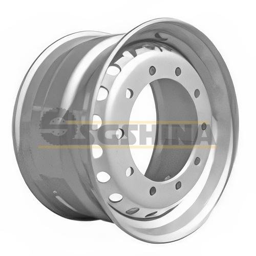 Диск 11.75x22.5/10x335 ET135 D281 Silver (8221106) (15.5 мм) Китай, руль 5 000 кг усил.