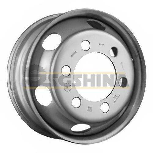Диск 6x17.5/6x222.25 ET135 D164 Silver (3176052) (11 мм) Китай 2 500 кг футорка с вент.