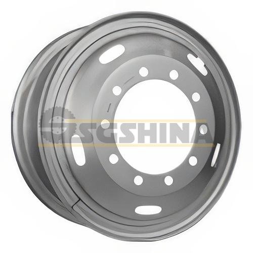 Диск 8.5x24/10x335 ET180 D281 Silver (2852402) (16 мм) Камаз 6580 / Вольво / Скания / Ман / Мерседес (камера) 4 750 кг