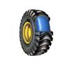 Заполнение шины 18x7-8 полиуретаном
