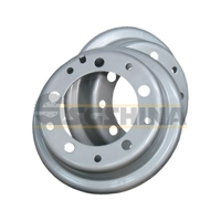 Диск 5.00-10 8/130/160 16 ET0 BLACK RAL9005 Lianyungang Allen Iron Steel 2-P