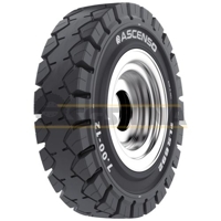 7.00-12 ASCENSO FLS692 3PR Цельнолитая, с буртом, черная Шина