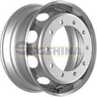 Диск 9x22.5/10x335 ET162.2 D281 M22 Silver (RZB15099OE) alive (12.8 мм) Volvo. SСANIA. MERSEDES. KAMAZ 4 000 кг внеш.