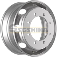 Диск 6.75x19.5/8x275 ET136 D221 M20 Silver (RZB35654OE) (10.5 мм) КАМАЗ-4308. иномарки 2 500 кг внутр.