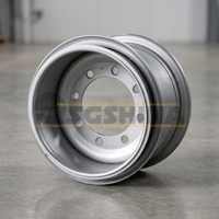 Диск 13.00x18 Jantsa DIA 221 PCD 8x275 RAL9006 разборный с кольцом